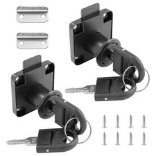 2 PCS Cylinder Cupboard Drawer Lock With Keys 0.75inch/19MM Opening Diameter...