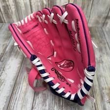 Rawlings Pink Baseball T-ball RHT Glove PL90PPW 9" Kids Youth