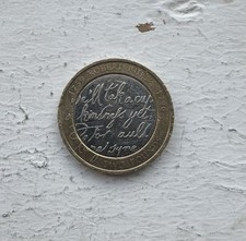 2009 Robert Burns 250th Anniversary £2 Two Pound Coin - Auld Lang Syne Rare UK