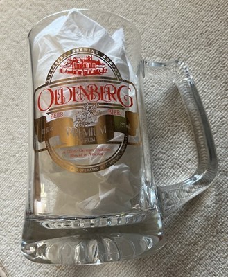 Oldenberg glass mug 6.5'' Eastern Coast Breweriana Association 20th Anniv. 1990