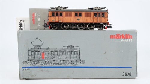 Märklin H0 3670 E-Lok BR Litt D 109 SJ Wechselstrom Digital (vermutlich verharzt | Zustand: Gebraucht