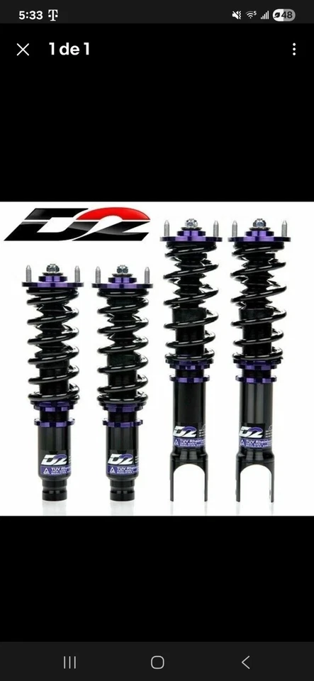 D2 Racing RS Adjustable Coilovers for 19-23 Nissan Altima FWD - Image 4 of 4
