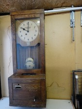 Gledhill Brook clocking in machine vintage good working condition