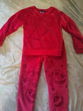 Red Size 6-6x Jack Skeleton Fleece Outfit