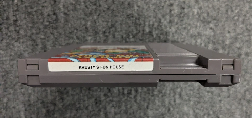 Krusty's Fun House (Nintendo Entertainment System, 1992) NES Original Tested! - Image 2 of 3
