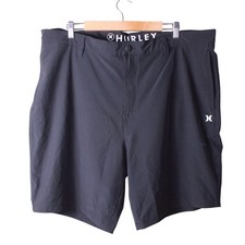 Hurley Mens Hybrid Board Shorts Size 40 Black Golf Athletic Surf Casual Outdoor