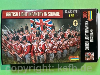 NEU 1:72 Strelets #300 Napoleon England leichte Infanterie Karree Abwehr Figuren