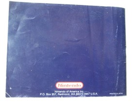 NES Nintendo Vintage Dragon Warrior Instruction Booklet, 1989