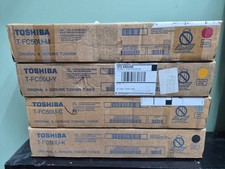 Genuine Set of 4 Toshiba T-FC50U CMYK Toner Cartridges e-STUDIO2555/3055/3555