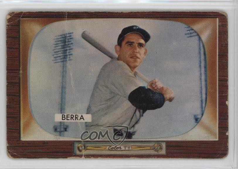 1955 Bowman Yogi Berra #168 HOF 0d78