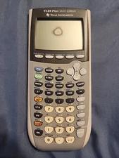 Texas Instruments TI-84 Plus Silver Edition Calculator Working - Screen Damage