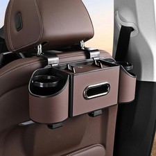 Back Seat Car Organizer,4 in 1 Multifunctional Car Back Seat Storage Box W/
