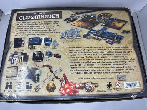 Gloomhaven Board Game 3rd Printing by Cephalofair Games Open Box - Picture 3 of 6