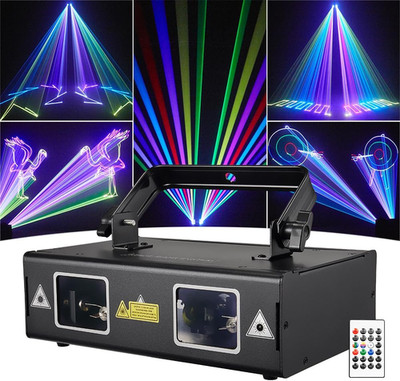 Animation Laser Light DJ Light,  Stage Party Lazer 3D RGB Full Color with DMX512