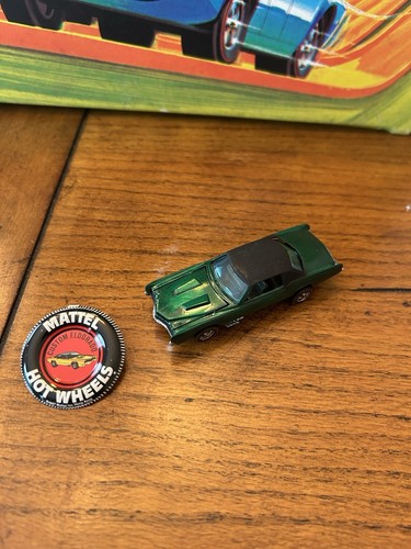 1968 Hot Wheels Redline Custom Eldorado Green Hong Kong w/ Button