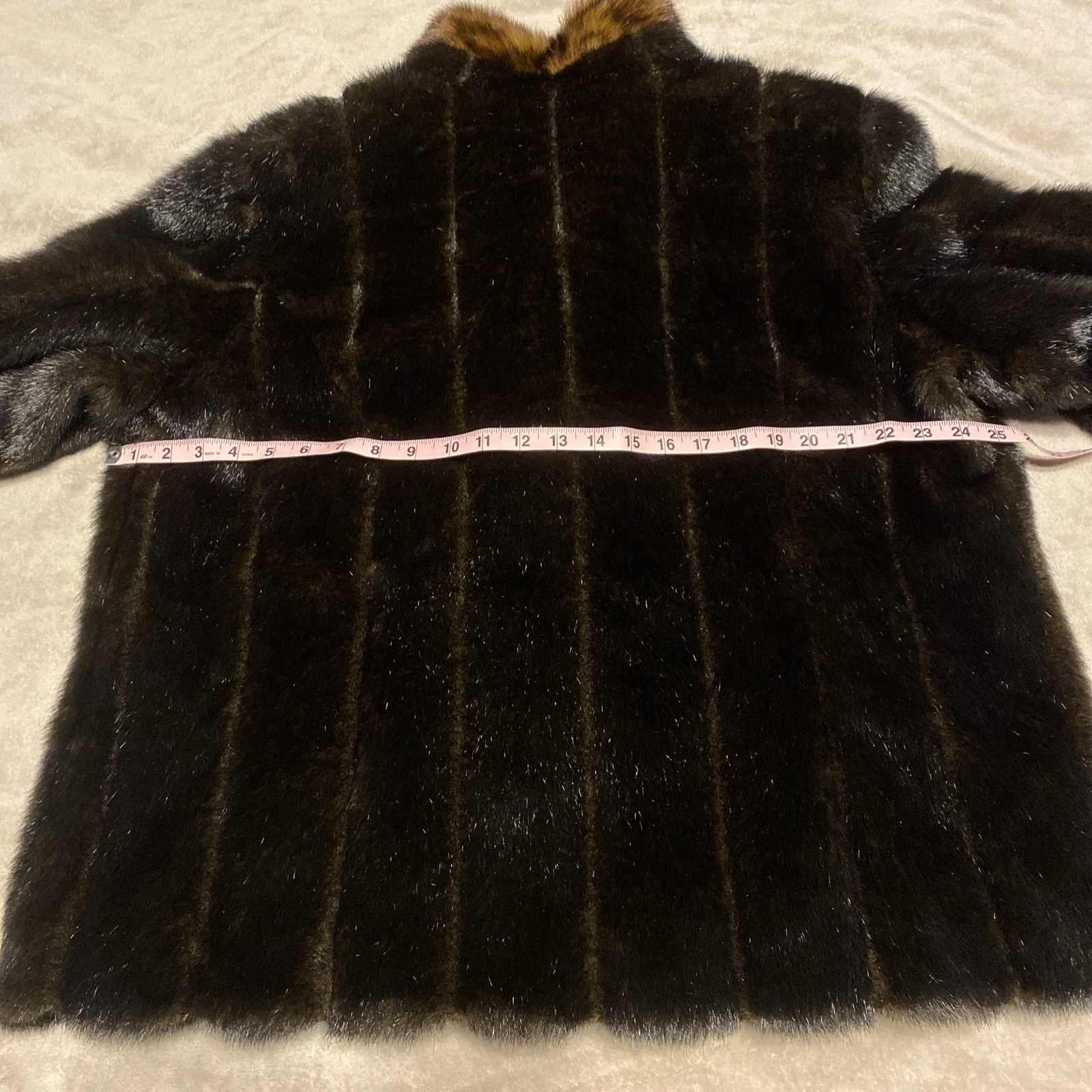 GUCCI Cappotto pelliccia Pamela McCoy FAUX us intime ottimeioni condiz gia moblie mogliee ma XL 1Xghe righe Tiger