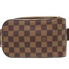 Louis Vuitton Jeronymous Damier N51994 Ebene Body Bag Lv 1846 Used