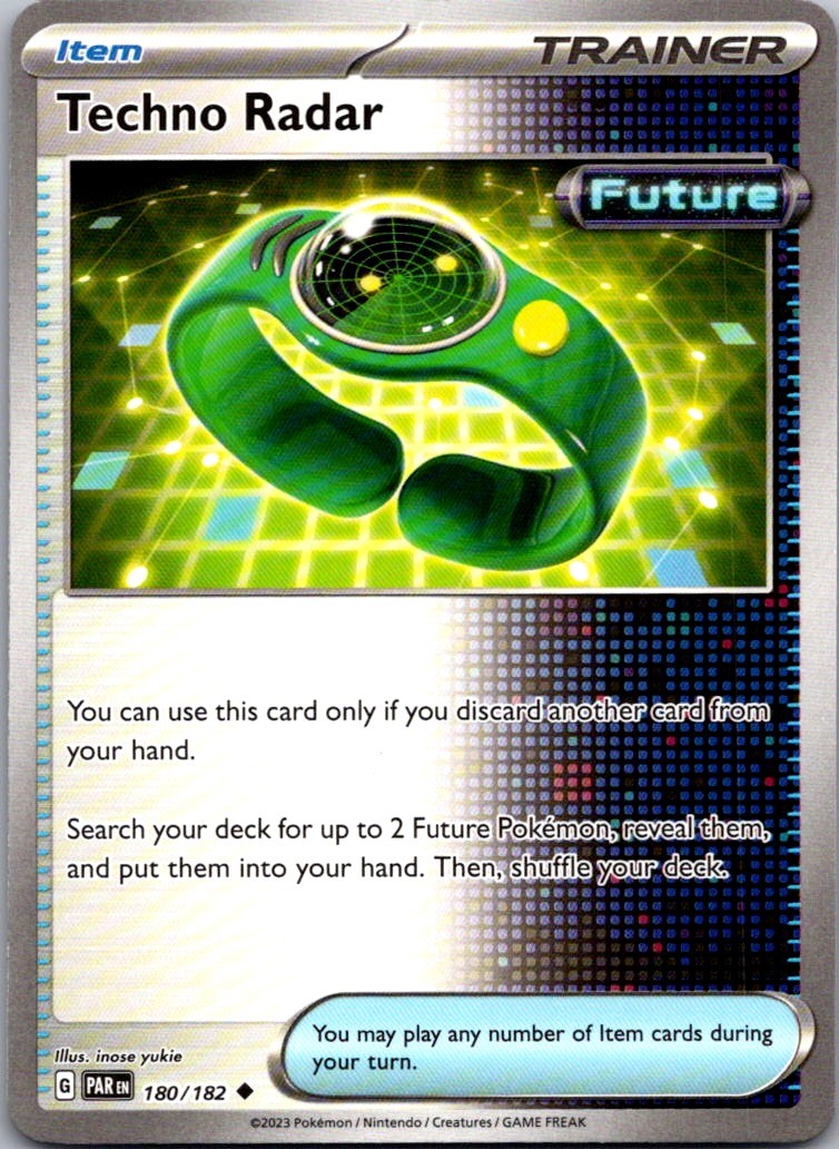 Techno Radar 180/182 Uncommon Paradox Rift Pokemon Near Mint