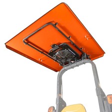 Tractor Canopy With Cooling Fan & Led Lights | Orange |