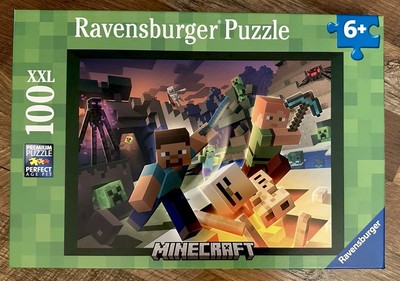 RAVENSBURGER PUZZLE MINECRAFT 100 XXL PIECE Game Night Family Fun Ages 6+