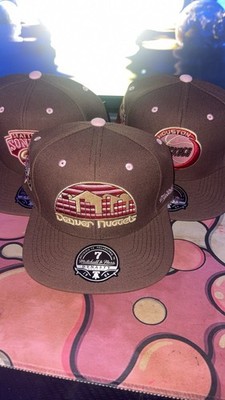 Michel And Nest Denver Nuggets Size 7 Fitted Basketball Hat