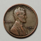 1944 S US 1 Cent Lincoln Wheat Penny Coin  *FREE SHIP*  U503