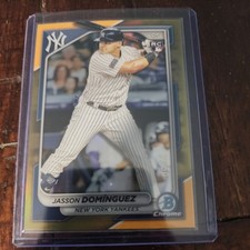 🔥2024 Bowman Chrome Jasson Dominguez GOLD /50 🔥🔥🔥