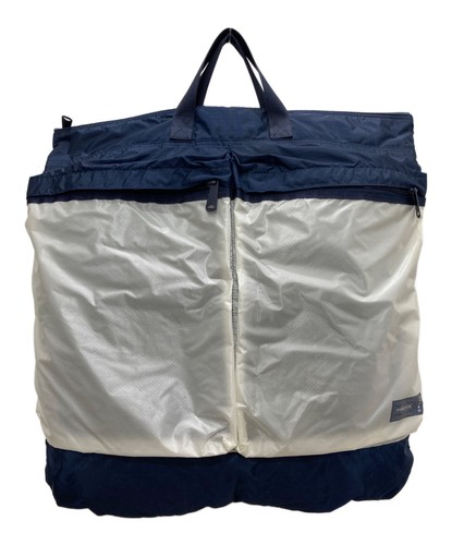 Yoshida Porter x BEAMS Helmet bag 2Way Navy x White From Japan - Picture 21 of 24