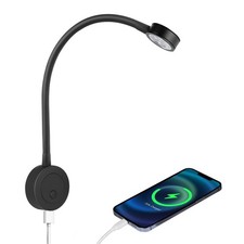 12V LED Reading Light with USB Switch, Flexible Neck for RV Boat Camper Truck