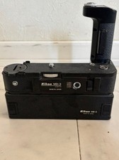 Nikon MD-3 Motor Drive w/ MB-2 Battery Pack for F2 Film Camera Untested Japan