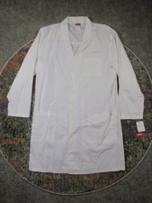 Dickies EDS Professional Whites Unisex Lab Coat Adult XL 83403A WHWZ NEW NWT