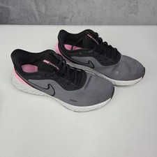 Nike Revolution  5 Grey/Pink Women  s Running Shoes Size  8 BQ3207  004 Lightweight