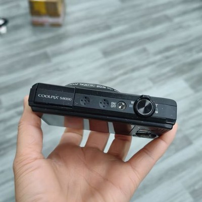 Nikon COOLPIX S8000 Black Digital Camera 14.2 MP 10x Optical Zoom