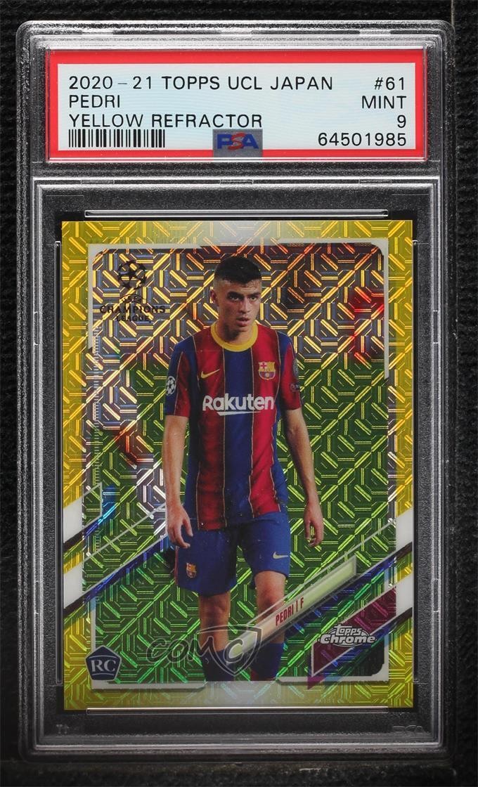 2020 Topps UEFA Champions League Japan Edition 20/150 Pedri #61 Rookie RC 0kr0