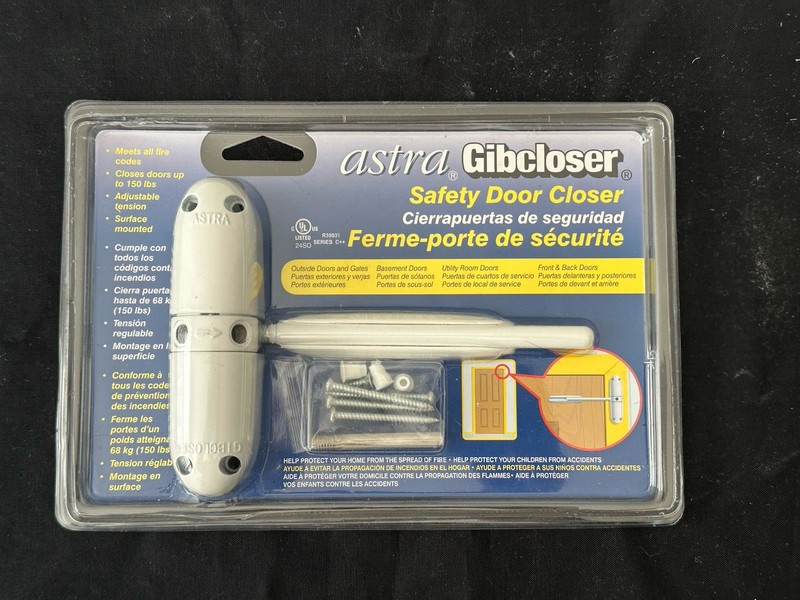 Door Closer Safety Astra KC10HD Door Prime Line Controller Gibcloser 4-1/4 NEW