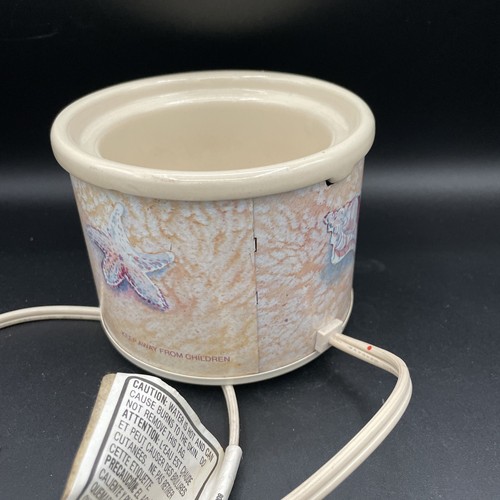 Rival Potpourri Crock - Model 3206 - Beach Shells Lakehouse Print - Picture 3 of 7