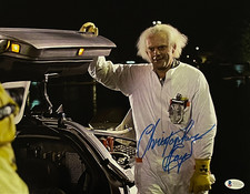 Christopher Lloyd Signed 11x14 Photo Back to the Future Autograph Proof Beckett