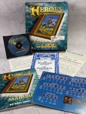 Heroes of Might and Magic PC Big Box 1995 Complete Never Played Open Box