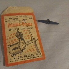 Cox .049 5204 Piper Cub Dk Blue C.A.P Cub 105 Bellcrank N.o.s