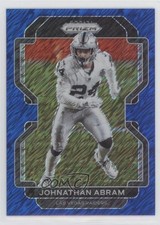 2021 Panini Prizm Blue Shimmer Prizm 5/25 Johnathan Abram #182 n0c