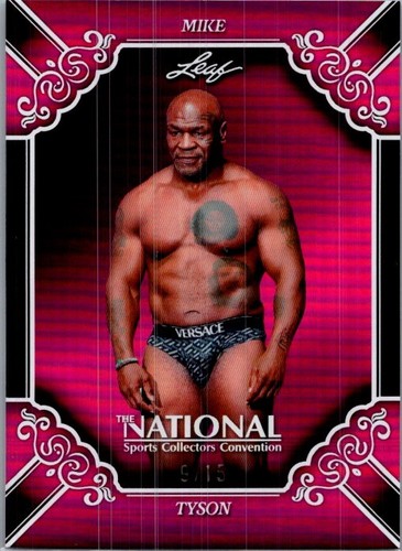 Mike Tyson 2026 Leaf National NSCC Exclusive Pink /15