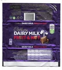 Cadbury set of 10 chocolate wrappers