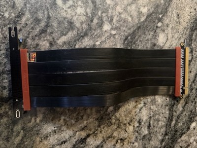 LINKUP Ultra PCIe 4.0 x16 Riser Cable High Speed GPU Vertical Mount Extension 