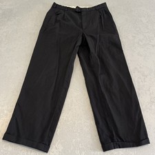 Giorgio Sant  Angelo Dress Pants Men  s Size 32 Black Wool Flat Front Vintage