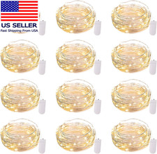 12 Pack LED Fairy Lights Battery Operated String Lights - 7Ft 20LED Waterproof S