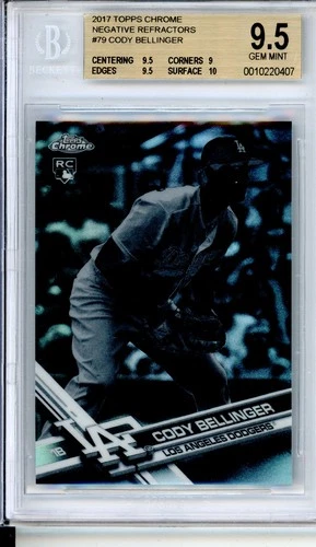 Cody Bellinger 2017 Topps Chrome Cody Bellinger #79 Rookie