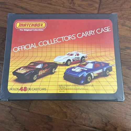 Vintage 1983 Matchbox 48 Car Official Carry Case