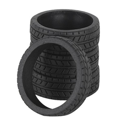 Premium Gummi Straßenreifen für verbesserten Grip - passt 1/18 Ldrc RC Modellautos N4Q1