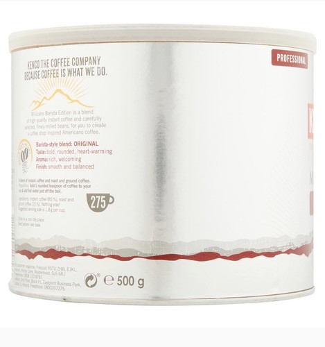 Kenco Millicano Americano Original 500g Tin, 275 Servings New - Picture 2 of 4