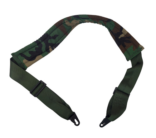 Woodland Camo Heavy Duty Sling Carry Strap – Used Excellent *mocinc.1982*